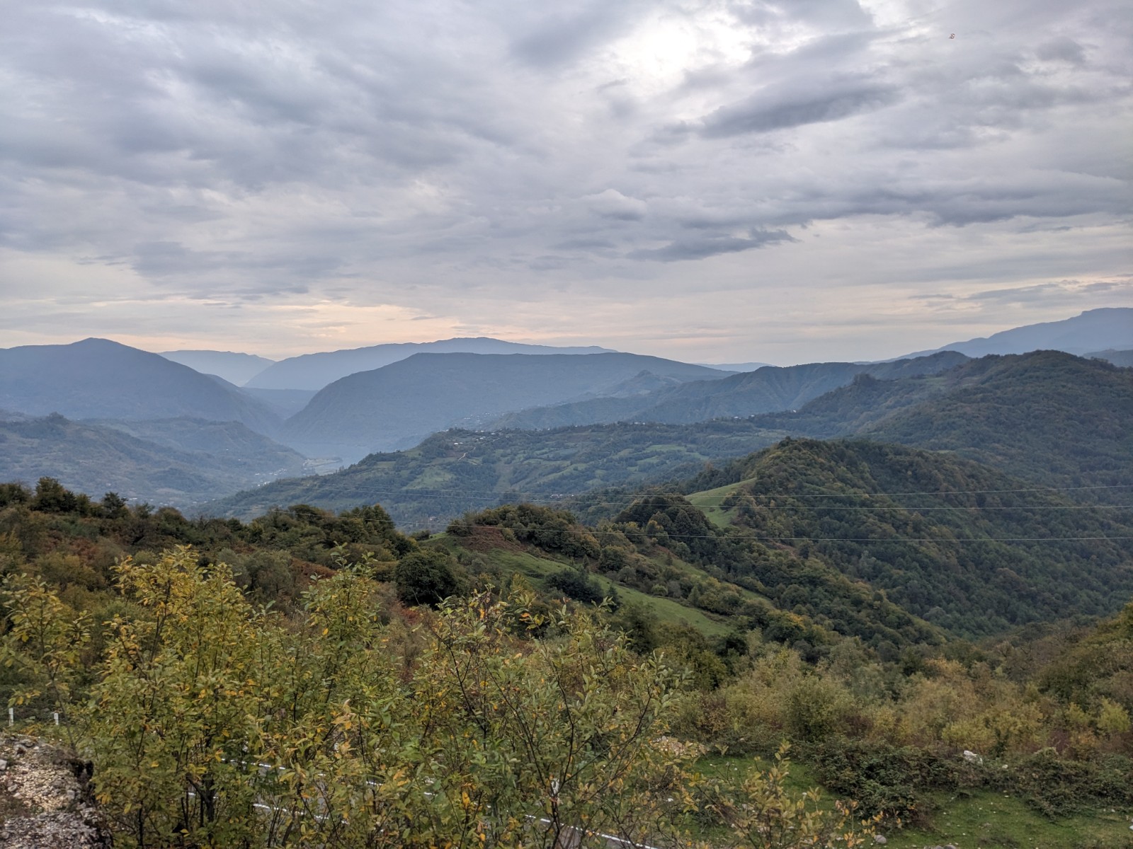 Auf dem Pass vor Tsageri