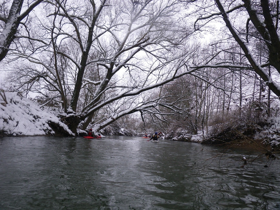 Wintertour auf der Elsenz (Odenwald/Kraichgau)