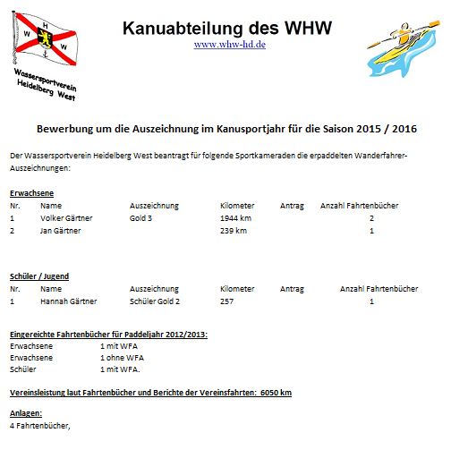 Vereinsmeldung 2015 2016